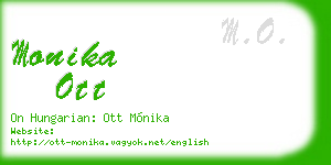 monika ott business card