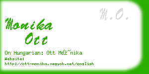 monika ott business card